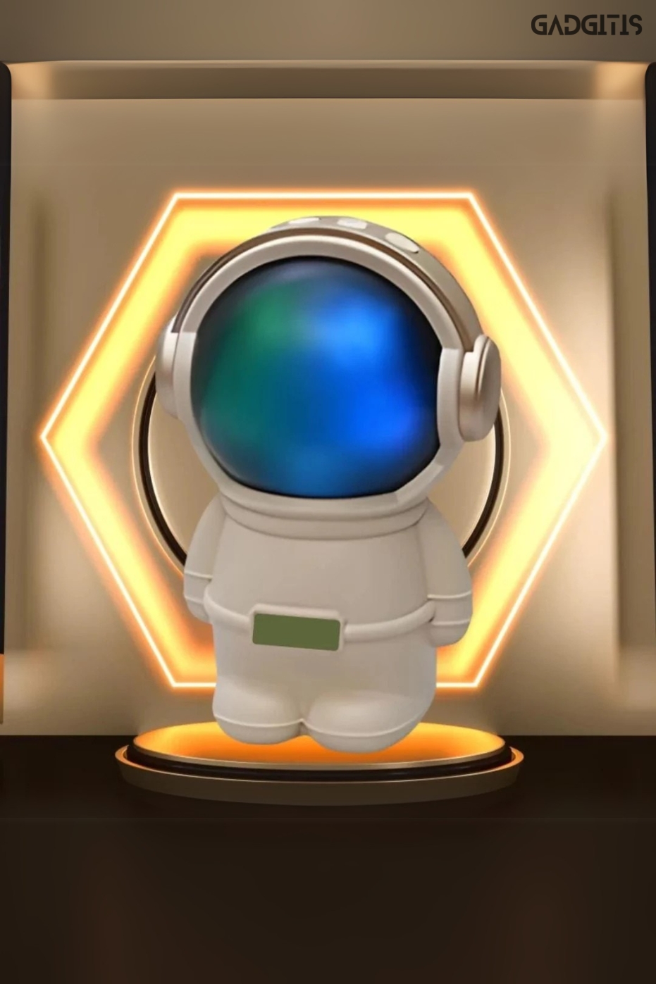 Gadgitis Cute Astronaut Speaker (MULTICOLOUR)